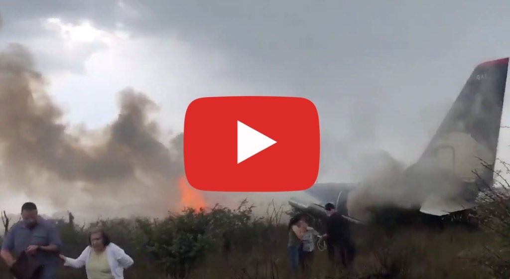 Ogromna katastrofa samolotu wstrząsnęła światem. Przerażający film z wnętrza maszyny