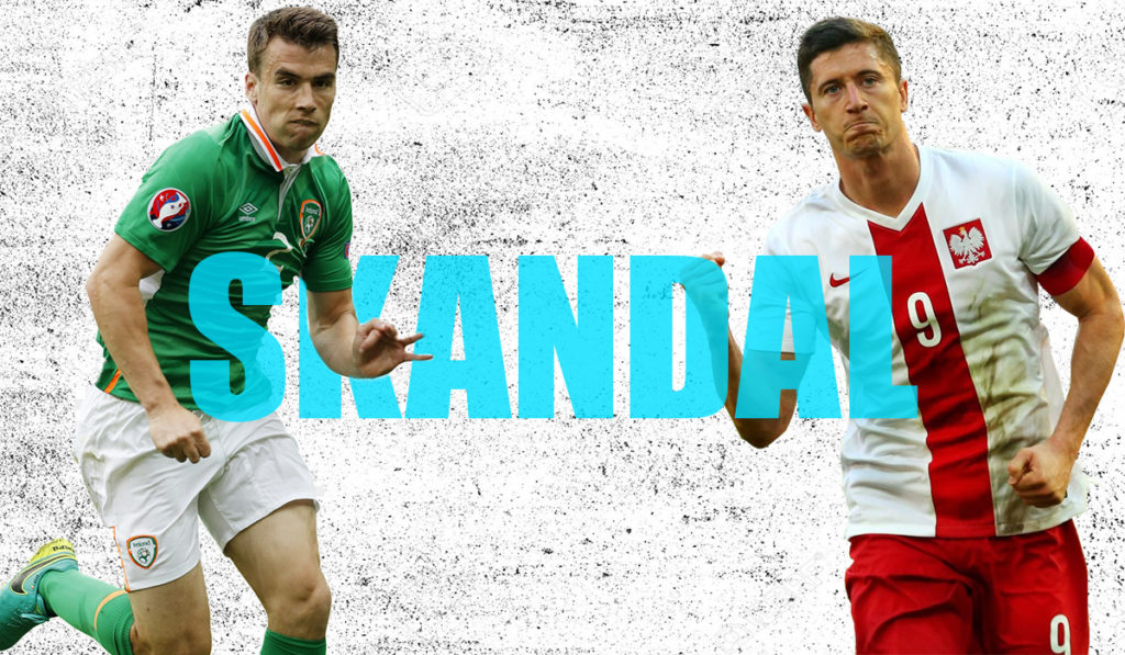 Trener rzucił się na piłkarza przed meczem Polska-Irlandia! "Ty PIEPRZONY K*TASIE"