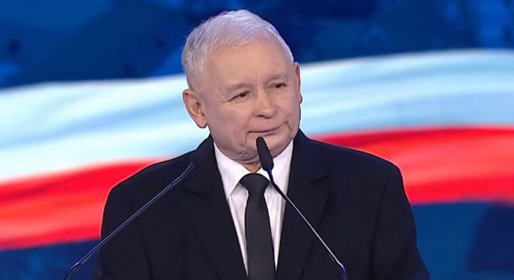 "Kaczyńscy obalili komunę". Prezes PiS przedstawił dowód