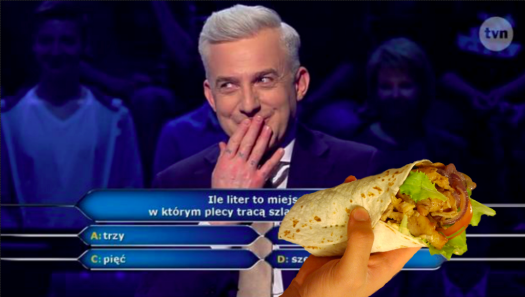 Kebab w Milionerach? Uczestnik już zawsze będzie się palił po tym ze wstydu
