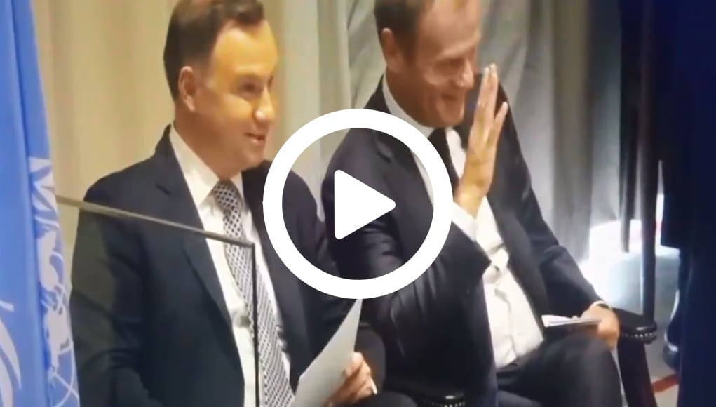 Duda wreszcie ujawnił z czego śmiał się z Tuskiem. PO będzie wściekła