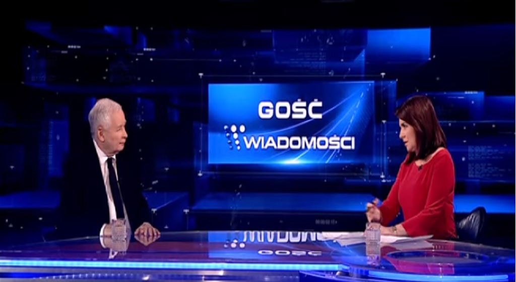 Absurdalna rozmowa Holeckiej i Kaczyńskiego w TVP. Widzowie w ciężkim szoku