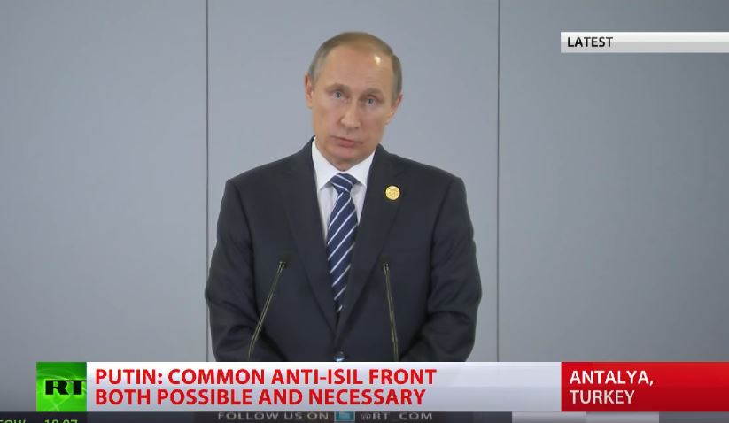 Putin: Finansowanie ISIS płynie z 40 państw, również z G20!