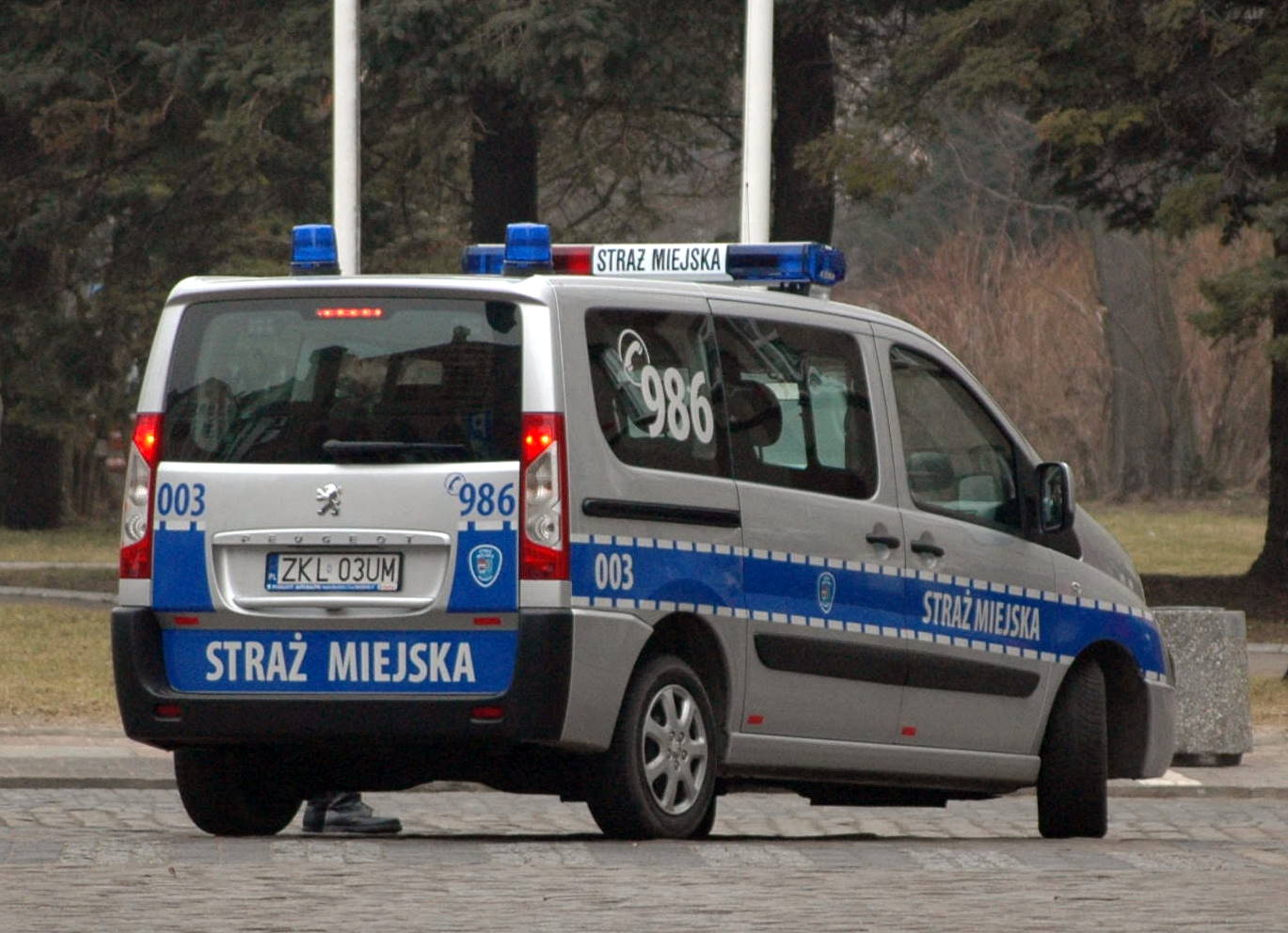 Straż miejska założyła blokadę na samochód prezydenta Dudy