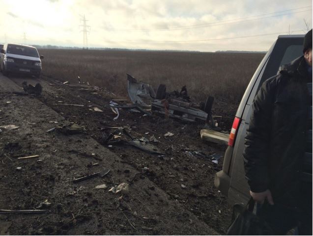 Ukraina: W Donbasie bus najechał na minę. "Potworna sytuacja"