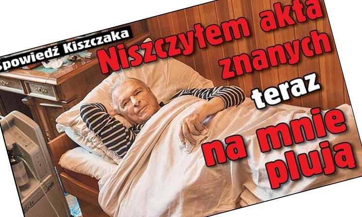 gen. Kiszczak: "Niszczyłem teczki znanych osób a oni teraz na mnie plują"