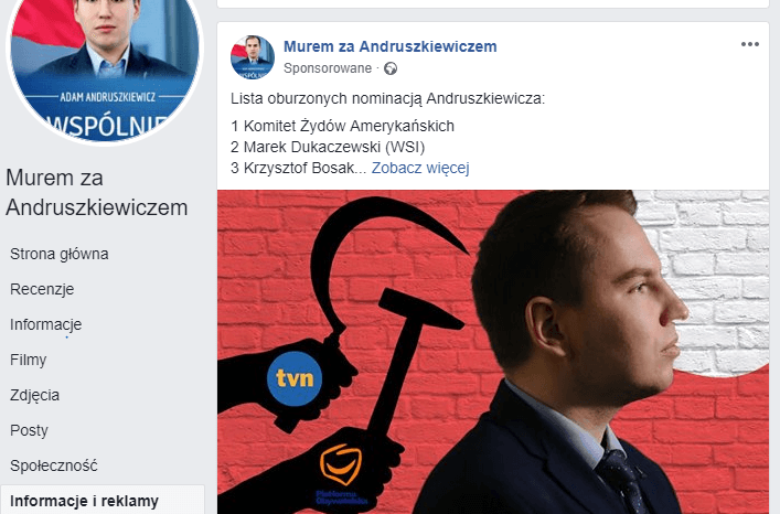 UJAWNIAMY! Tak wyglądają nieoficjalne reklamy Andruszkiewicza