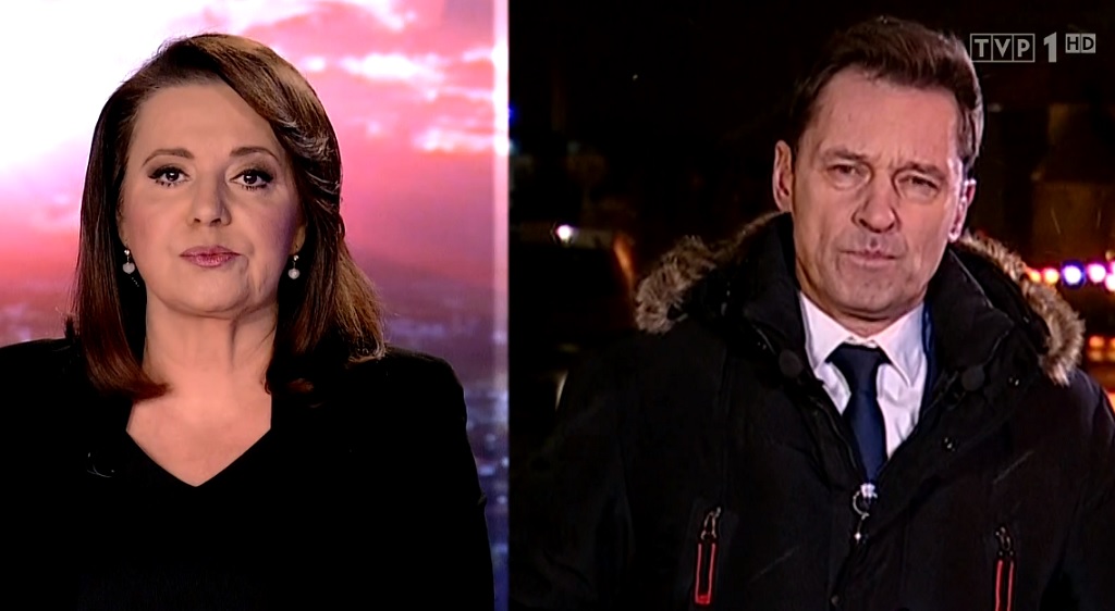 Skandaliczny materiał w Wiadomościach TVP tuż po śmierci Adamowicza! Odbiera mowę