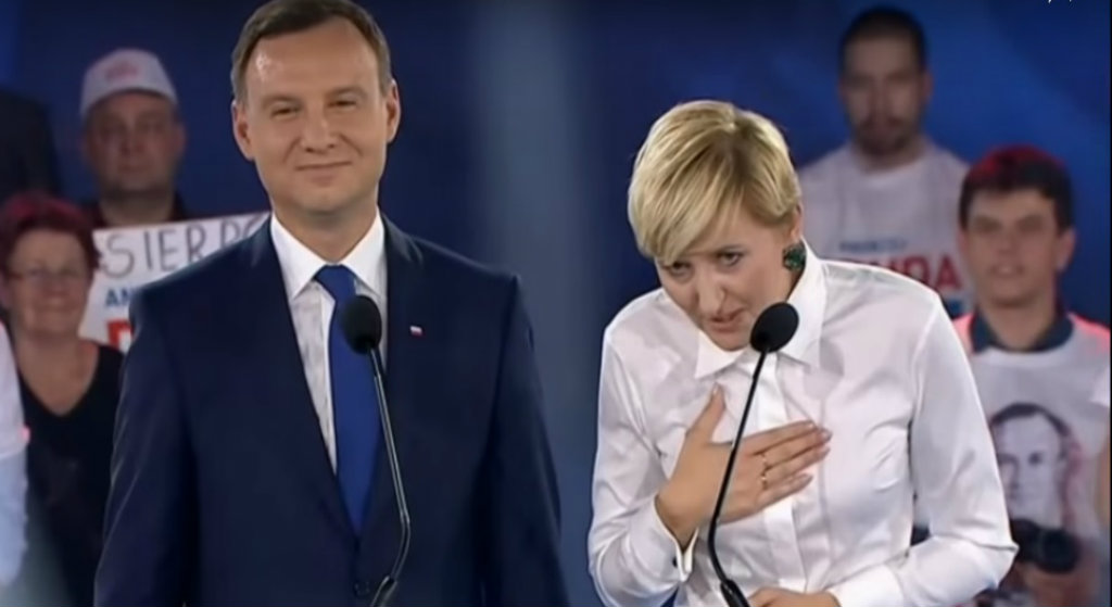 Agata Duda prosiła papieża Franciszka o modlitwę. Polały się łzy
