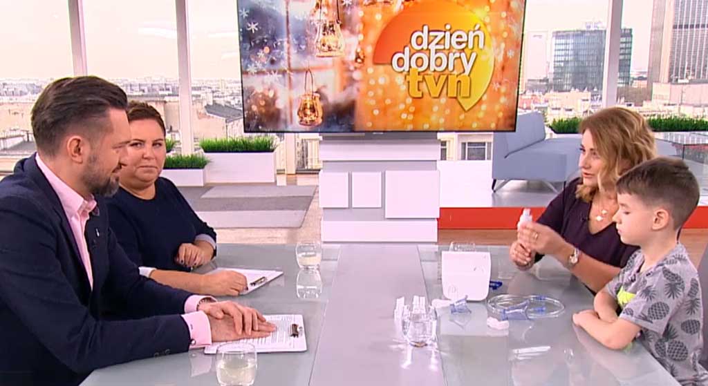 Prowadzących DDTVN zatkało, wytrzeszczyli oczy ze zdumienia. Chłopiec uciszył ich jednym zdaniem