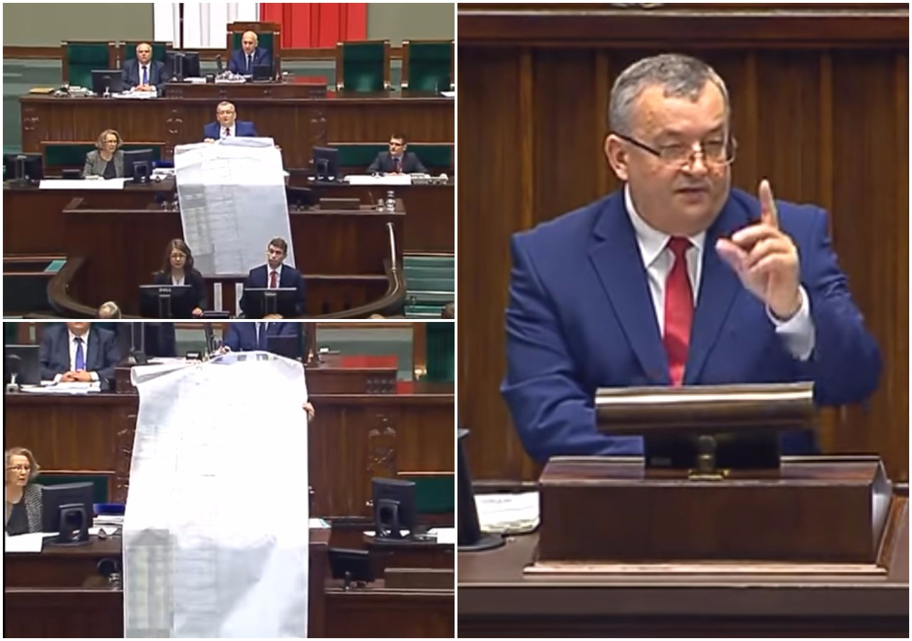Sejm: Kilkumetrowa lista roszczeń wobec rządów PO-PSL (video)