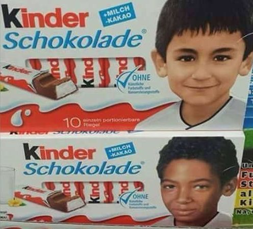 Niemcy: Ciemnoskóre dzieci na opakowaniach czekoladek. Prawica oburzona