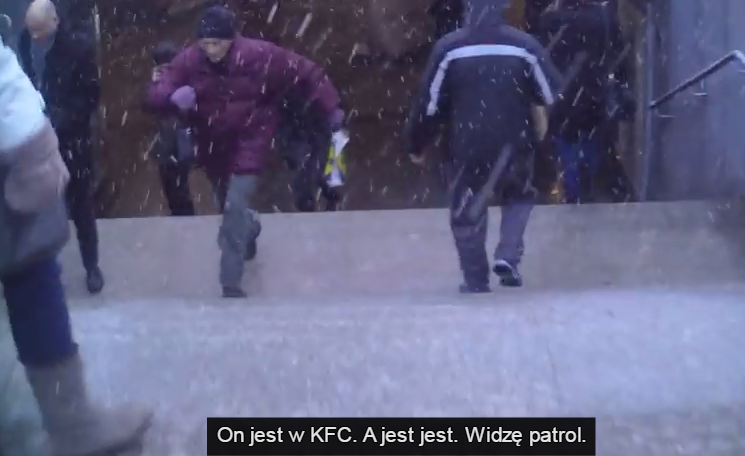 Nadal ściga pijących nad Wisłą. Gonił parę nawet w tramwaju (video)