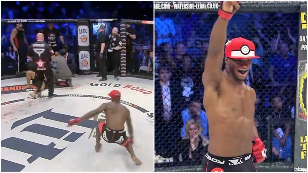 Zawodnik MMA znokautował przeciwnika, po czym łapał go do pokeballa (video)