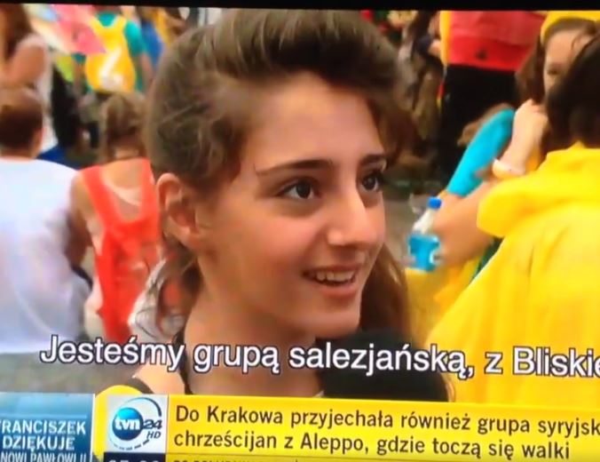 Śliczna, młoda Syryjka na ŚDM zdziwiła internet swoją skromną prośbą o pomoc (video)