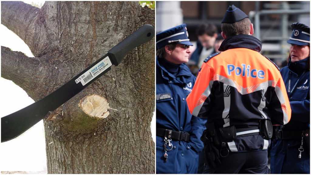 Belgia: Turek przechadzał się z maczetą w centrum miasta. Błyskawiczna reakcja policji