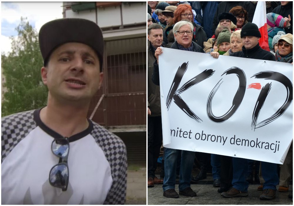 Znany raper nie cierpi KOD-u. Pokłócił się z członkami: "Wy obrońcy koryta" (VIDEO)