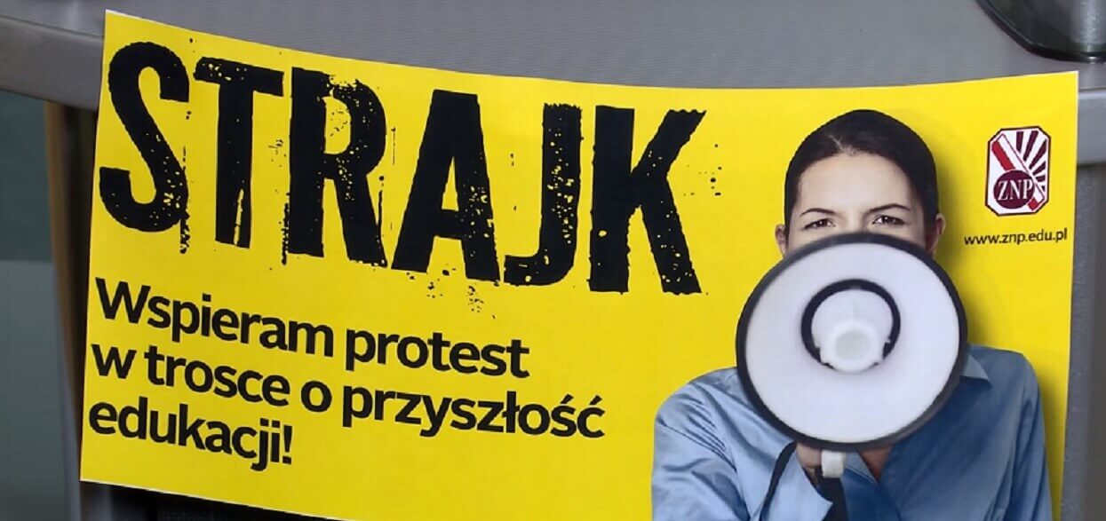 To już szaleństwo! Dyrektor nasłał na protestujących nauczycieli służby