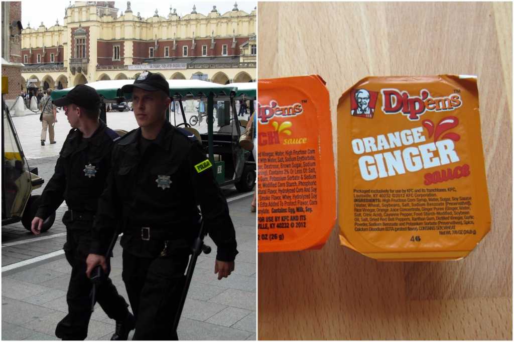 To jakieś kpiny? Policjanci dostają takie sumy na obiad, że mogą kupić jedynie sos w KFC