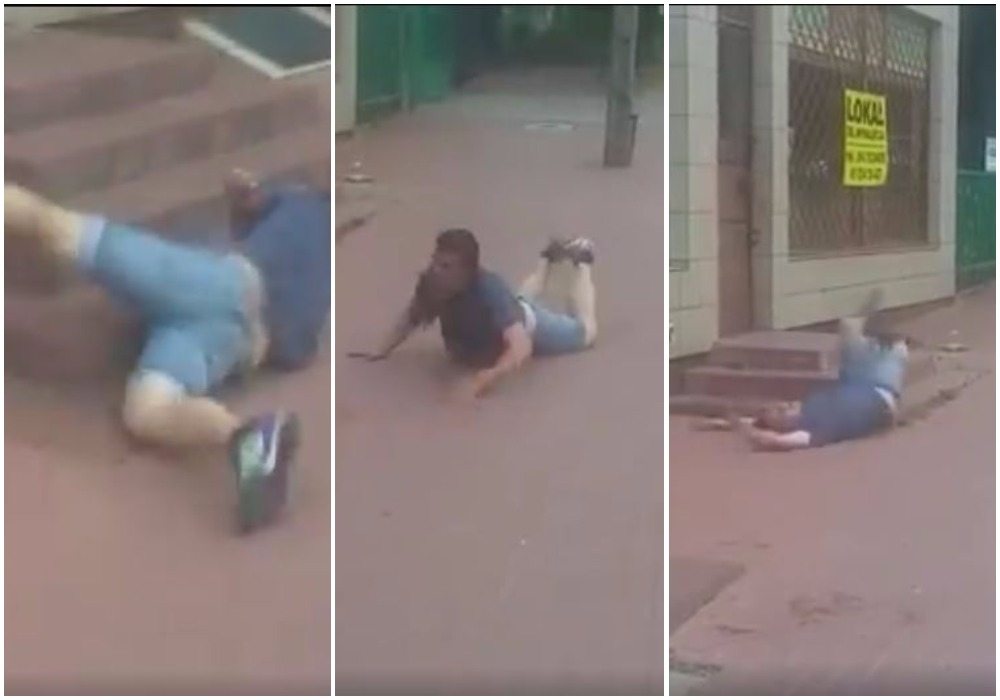 Koszmarny efekt dopalaczy. Nastolatek zachowuje się jak w filmie Egzorcysta (18+ video)