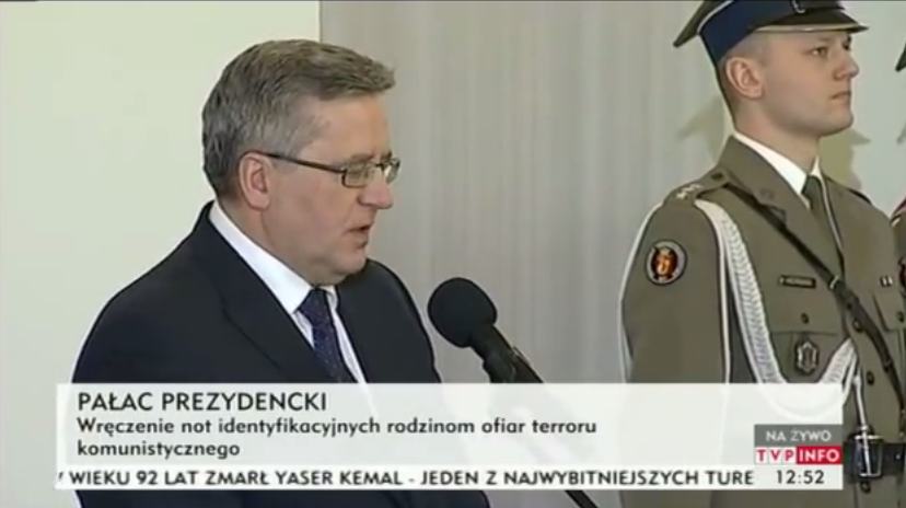 Prezydent: Ofiary czasów stalinowskich to ofiary Żołnierzy Wyklętych
