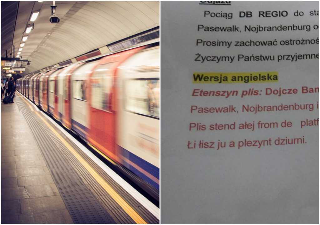 "Łi łisz ju plezynt dżurni". Do sieci wyciekła komiczna instrukcja dla spikerów PKP (video)