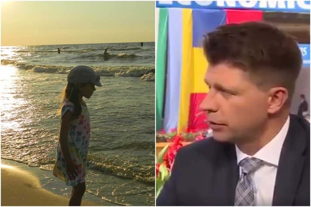 Petru na koniec wakacji. "Dzieci nad morzem? To nie jest dla nich dobre" (video)