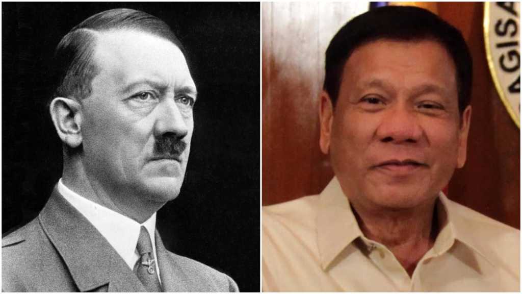 Prezydent Filipin znów szokuje. Porównał siebie do Hitlera, a narkomanów do ofiar Holocaustu