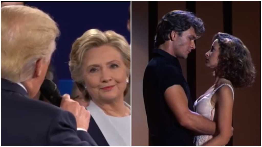 Zakochani Clinton i Trump. Lepszego filmu z kampanii nie zobaczycie (video)