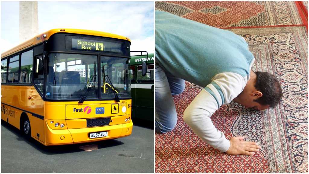 UK: Muzułmański kierowca zatrzymał autobus na środku jezdni. Chciał się pomodlić