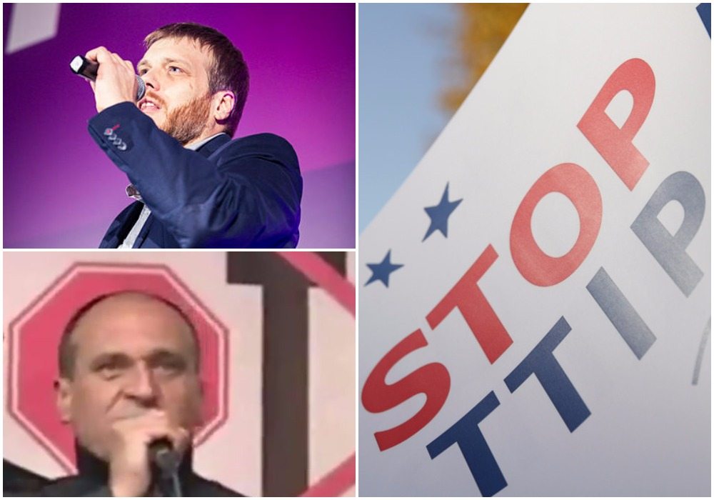 Kilka tysięcy osób protestowało przeciwko CETA i TTIP. Zandberg: "CETA została przepchnięta przez PO-PiS"