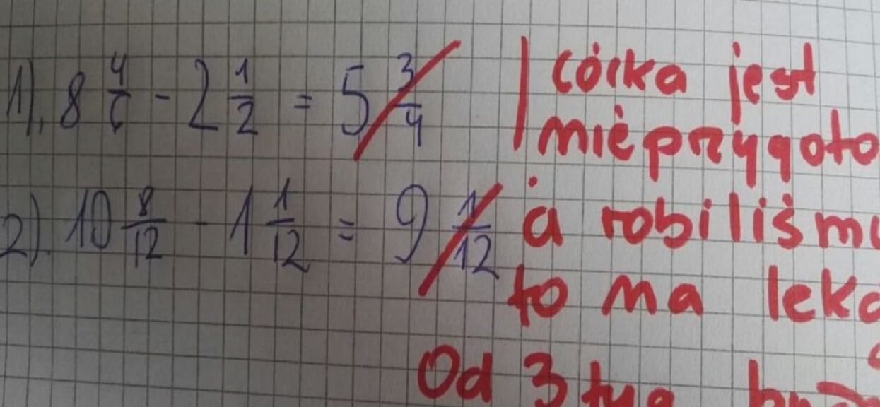 Co To Jest Półprosta W Matematyce 11-latka dostała uwagę od matematyczki. Gdy mama ją przeczytała, aż w
