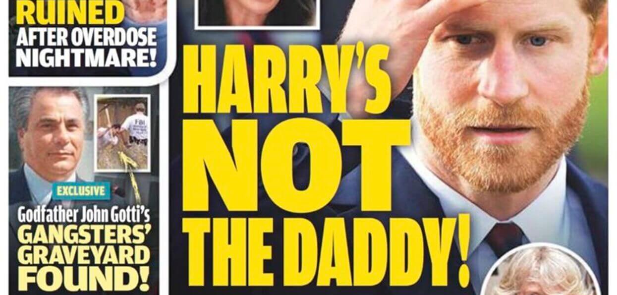 Afera z ojcostwem księcia Harry'ego w tle. Media podały fałszywą informację