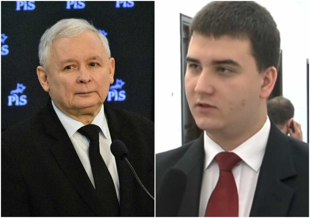Kaczyński broni Misiewicza: Biedny, młody człowiek