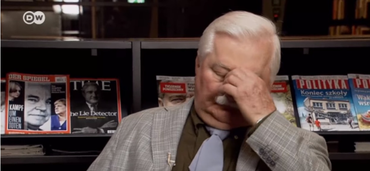 Lech Wałęsa nie wytrzymał. "Gdybym wiedział, zrzuciłbym go ze schodów"