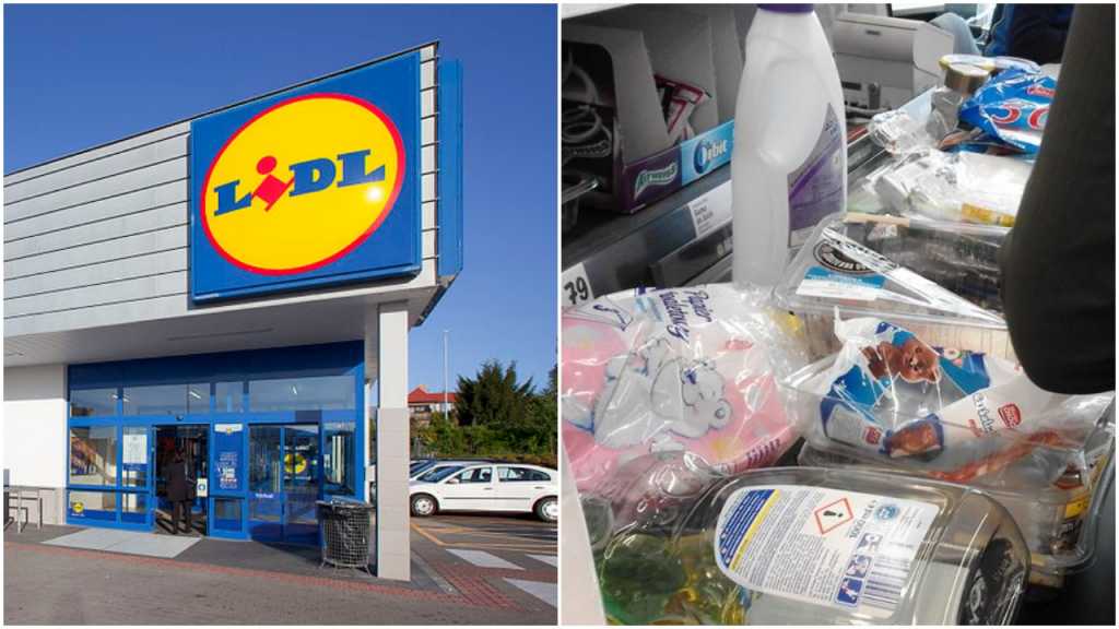 Klienci wyrzucają śmieci na lady w markecie... a Lidl im za to płaci