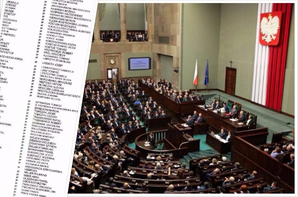 Oto jak głosowali poszczególni posłowie ws. obniżenia wieku emerytalnego (lista)