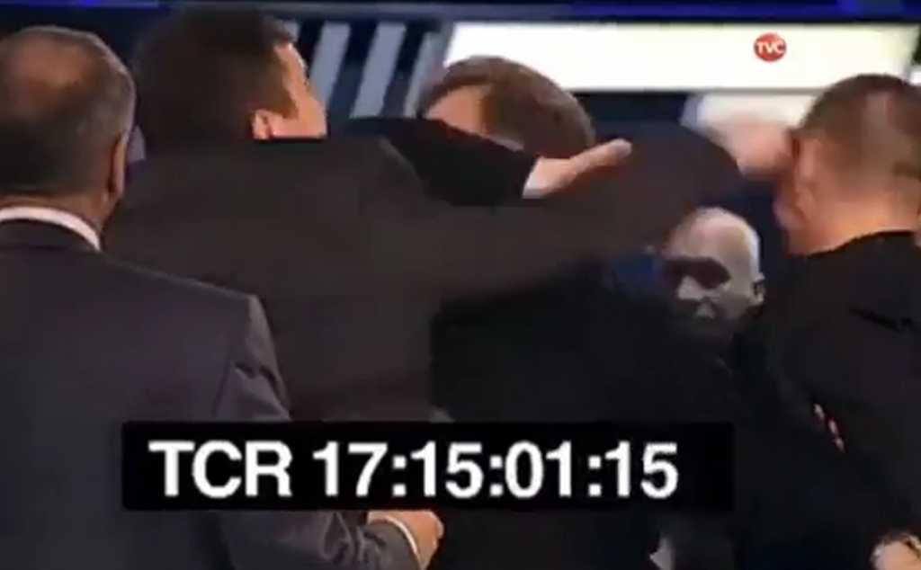 Polski dziennikarz pobity w rosyjskiej telewizji na żywo (video)