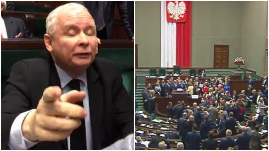 Z ostatniej chwili: Awantury w sejmie ciąg dalszy. Kaczyński nie wytrzymał (video)