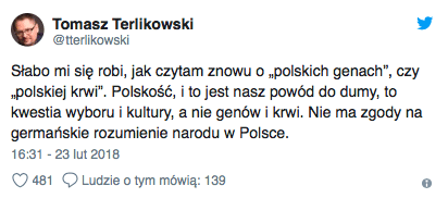 Terlikowski, prawica