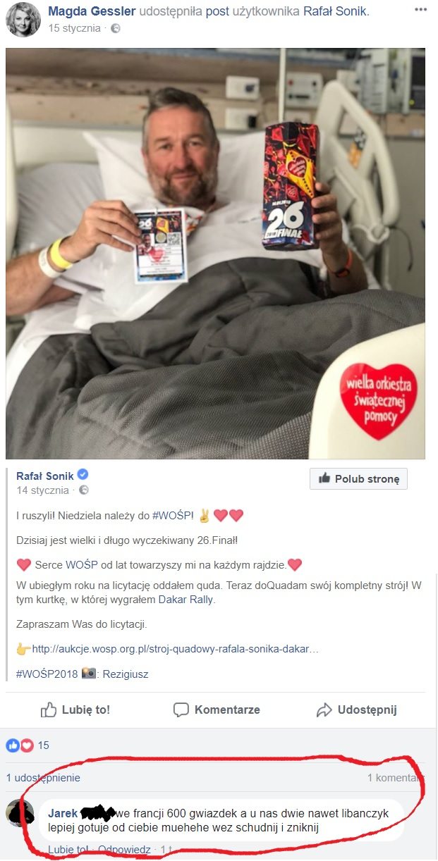 Obrzydliwy atak na Magdę Gessler