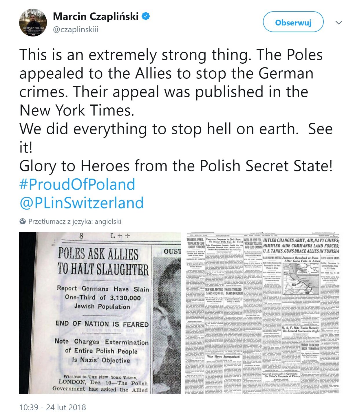 konflikt Polska-Izrael