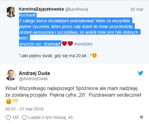 Andrzej Duda Twitter