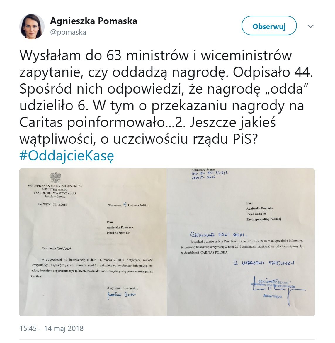 Jarosław Kaczyński w szpitalu