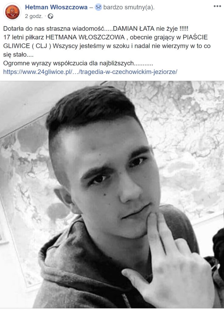 Damian Łata nie żyje