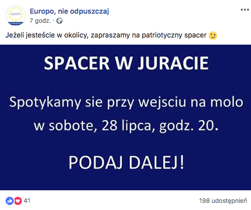 Protest w Juracie. Agata Duda