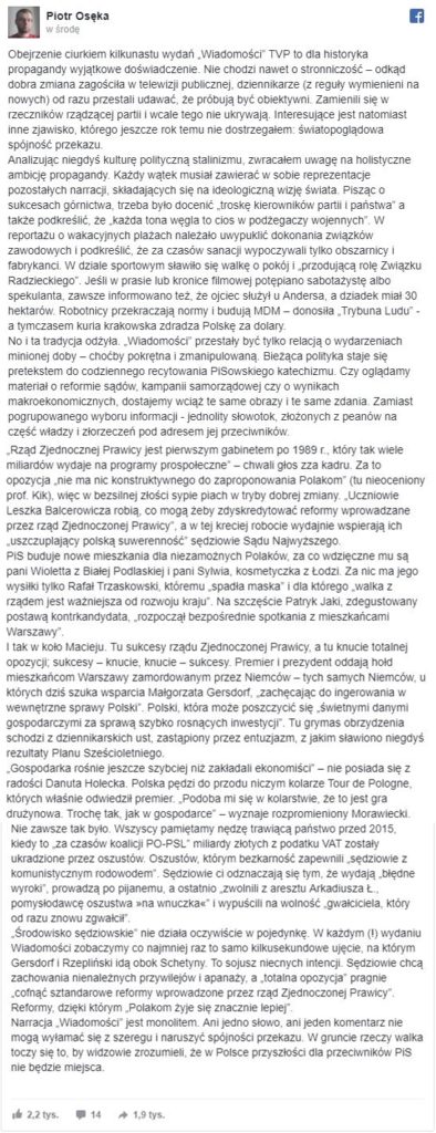 tvp propaganda Wiadomości