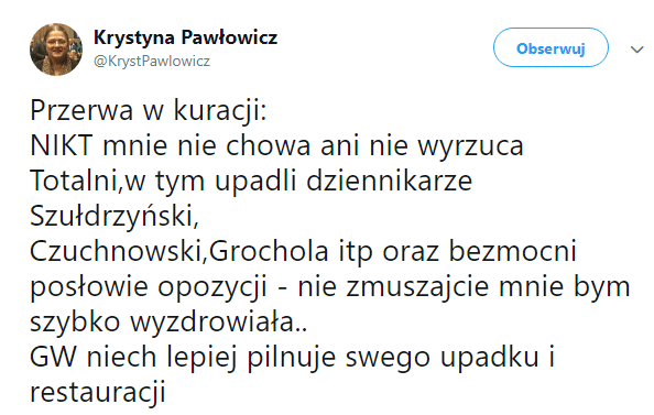 krystyna pawłowicz