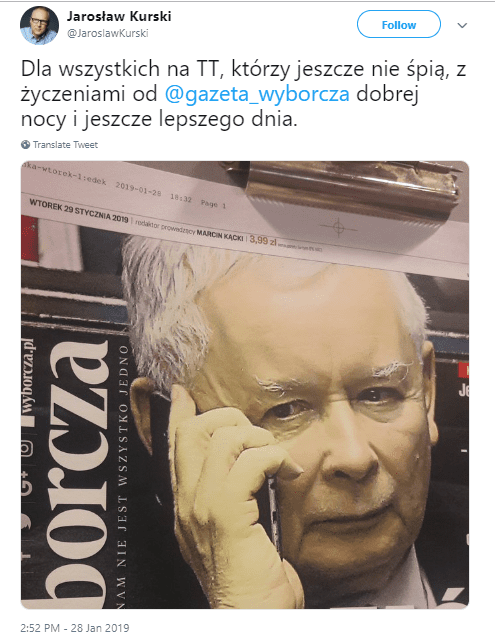 Okładka "Wyborczej"