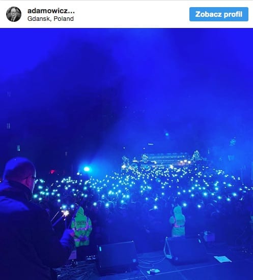 Paweł Adamowicz Instagram
